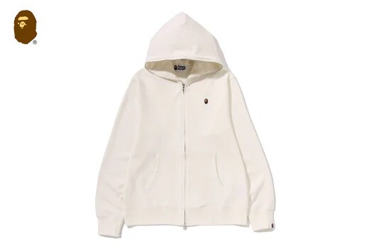 A BATHING APE One Point Regular Fit Full Zip Hoodie