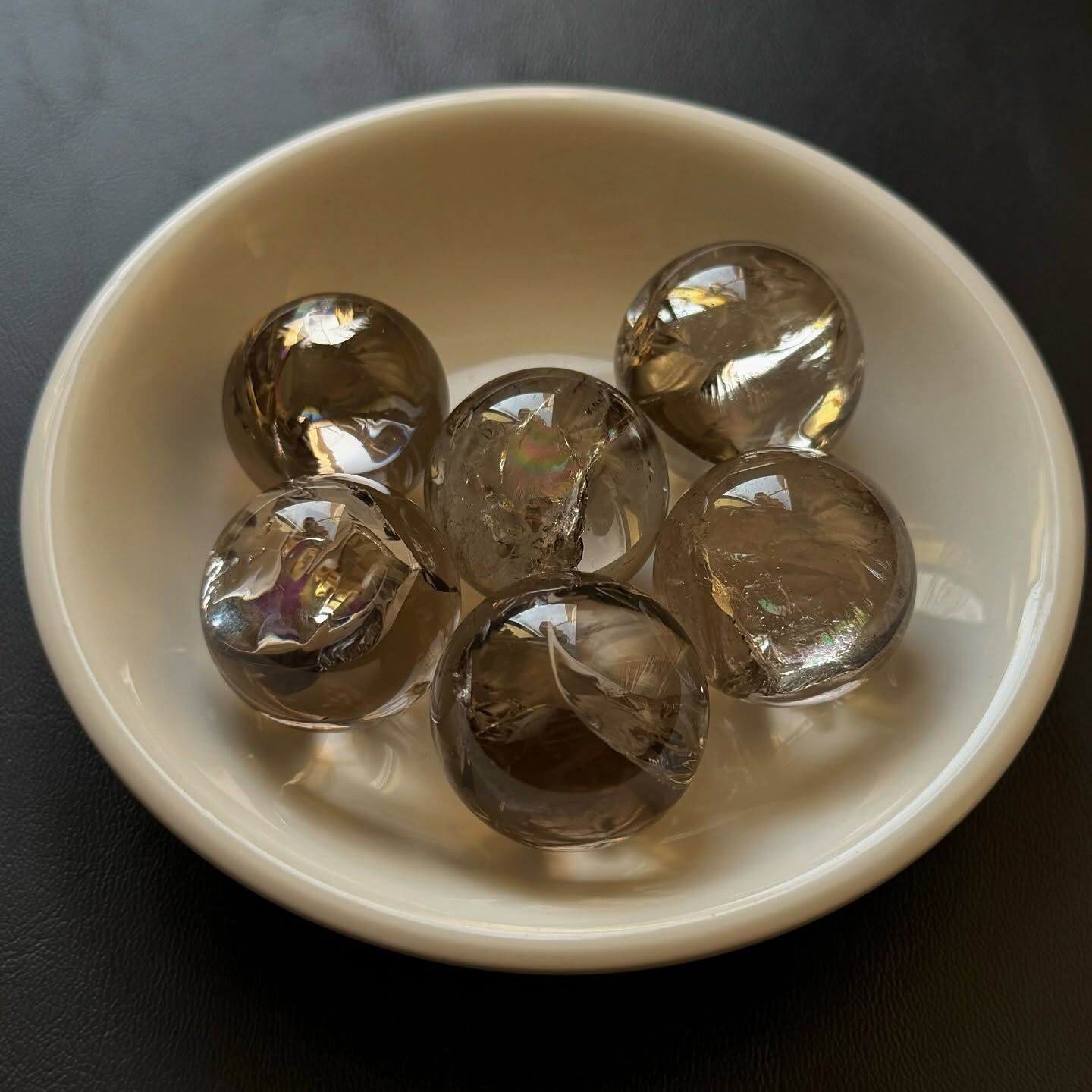 [原石] 茶晶 水晶球