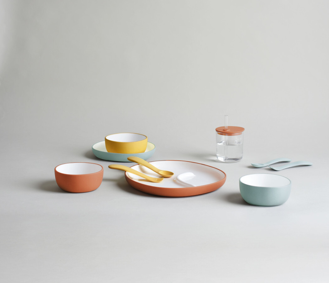 KINTO-BONBO 系列，包含餐碗、餐盤、湯杯、攜帶餐盒。