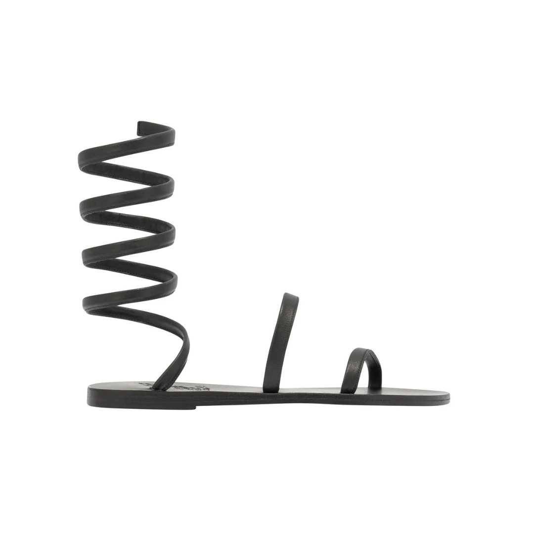 1FO0416-014 [ANCIENT GREEK SANDALS] Ofis Black #1666994 (S-EU-E)