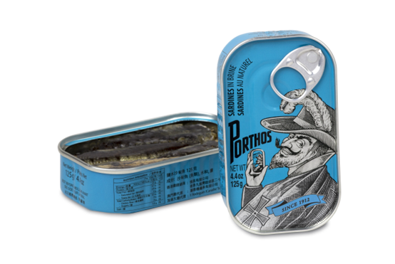 TE032 葡國老人牌辣沙甸魚罐頭125g 一套3件 有效期: 4年