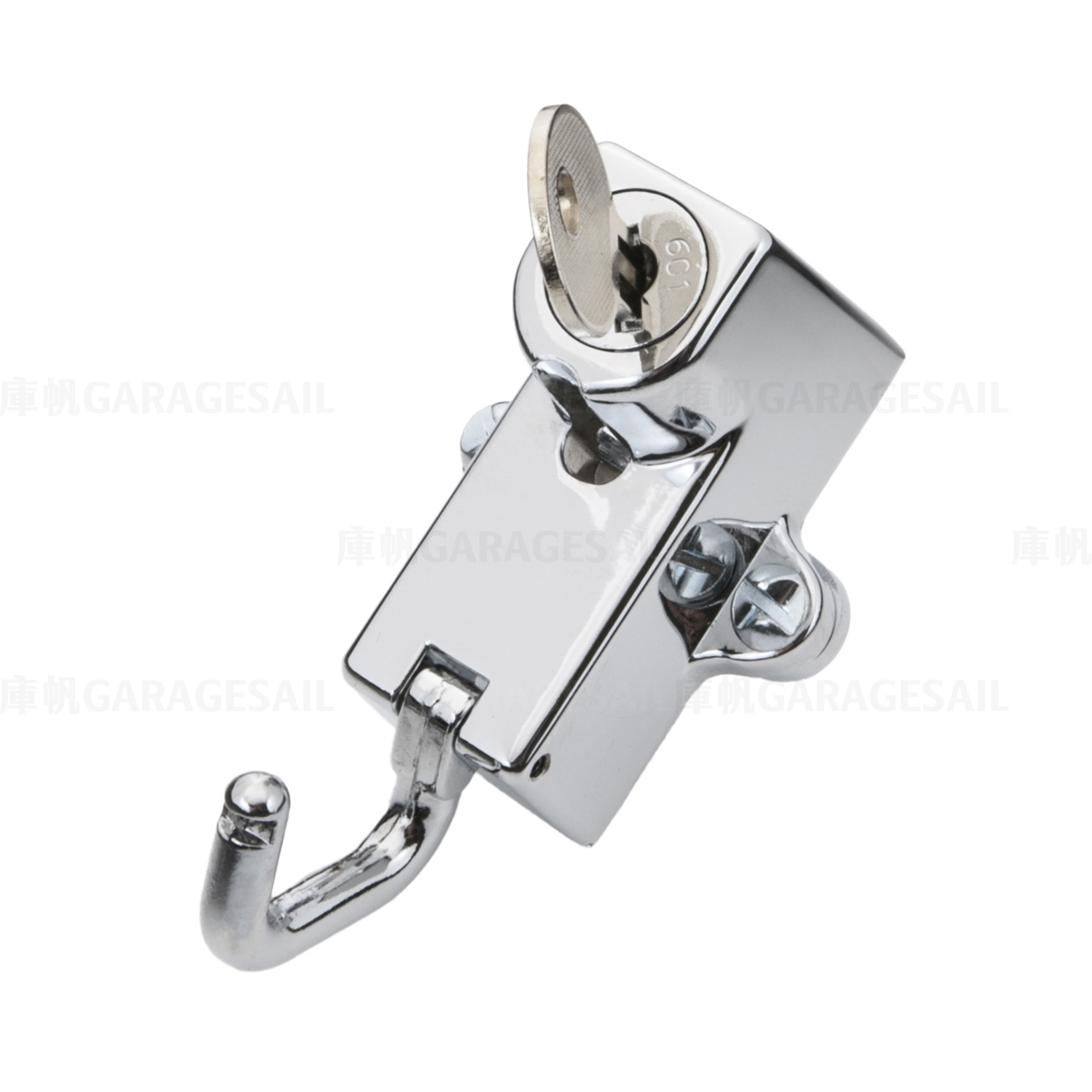 7/8吋 管徑專用 安全帽鎖頭 - 銀