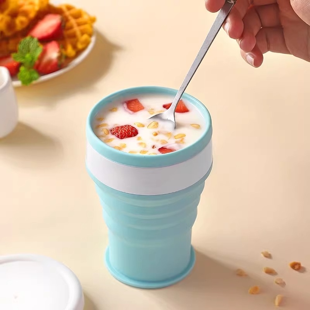 【ZONGTI】 矽膠摺疊杯 350ml G-W5-3