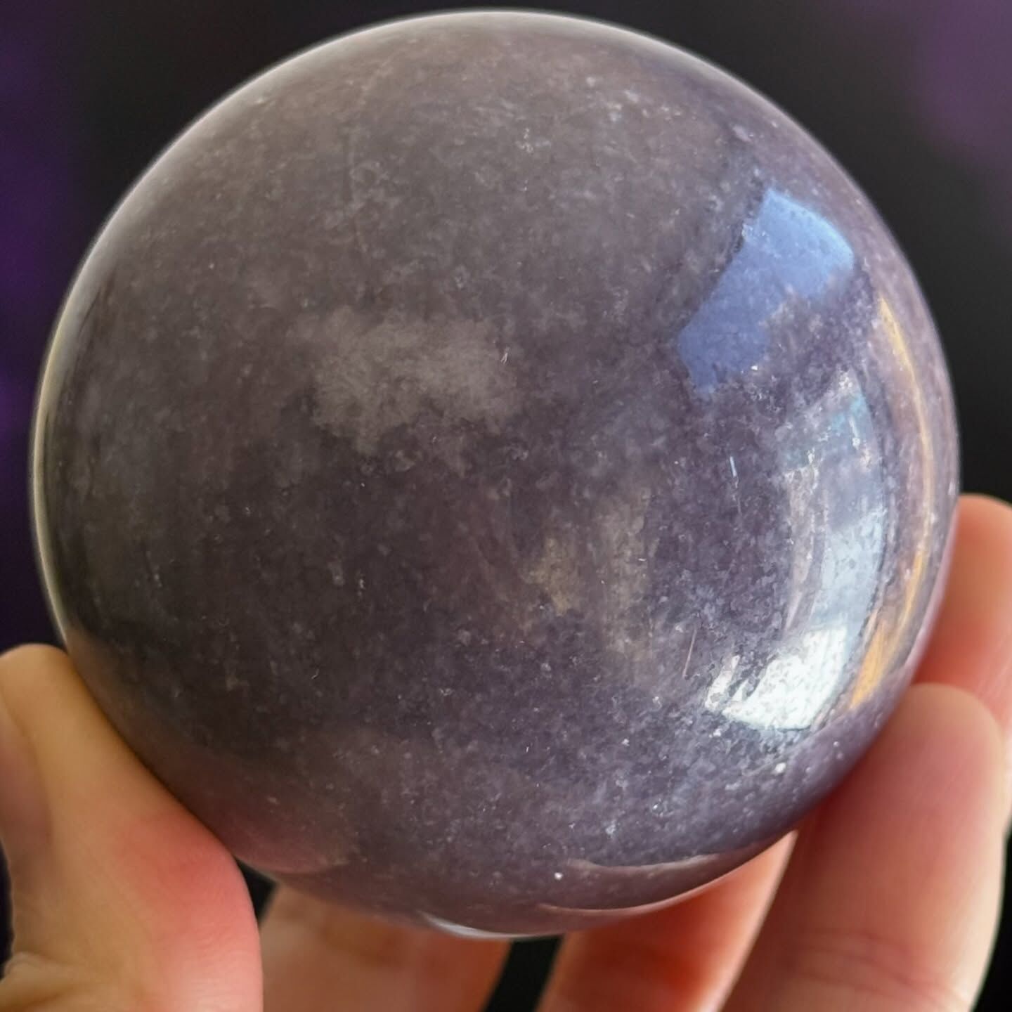 [原石] 紫天使石 水晶球