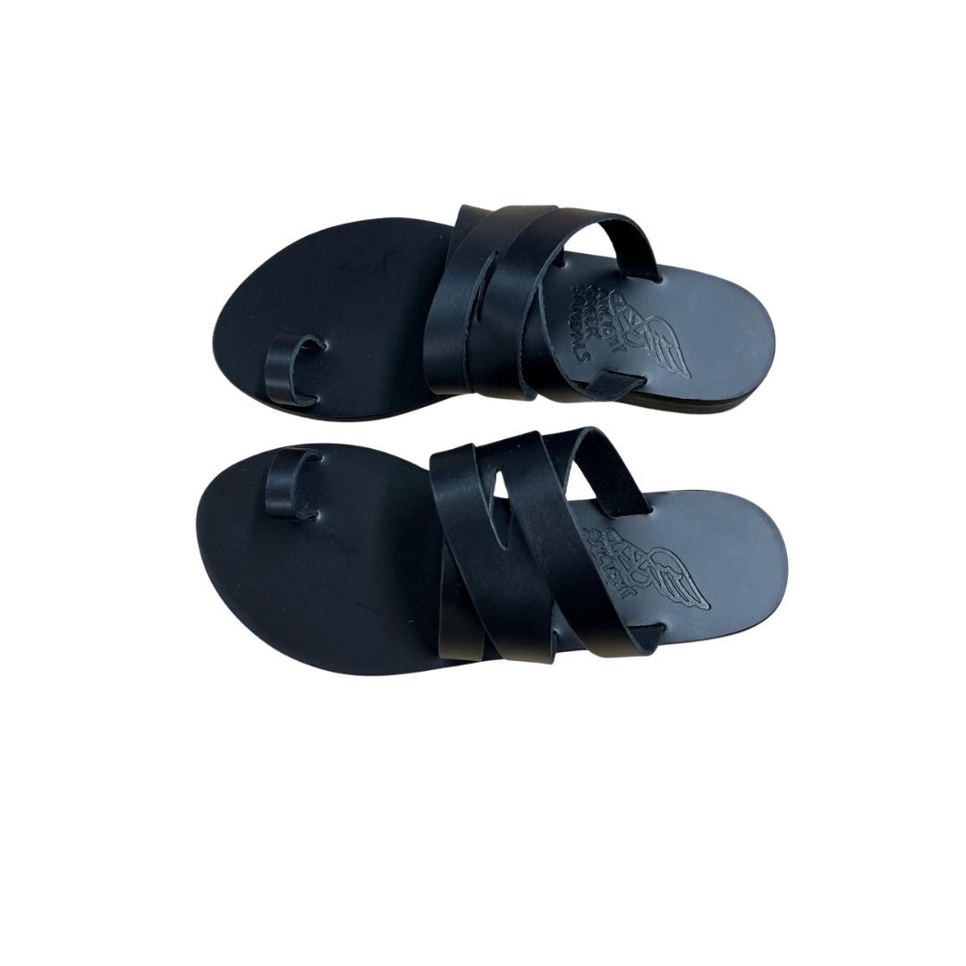 1FO0416-006 [ANCIENT GREEK SANDALS] Gordia-Vachetta-Black #1693285 (S-EU-E)