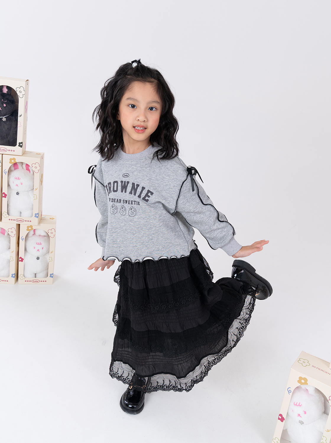 蕾絲蛋糕裙【童裝】