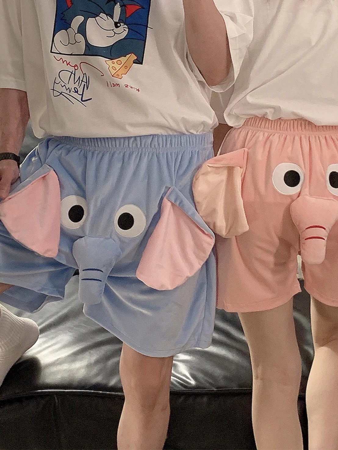 搞笑 小飛象 情侶 睡褲