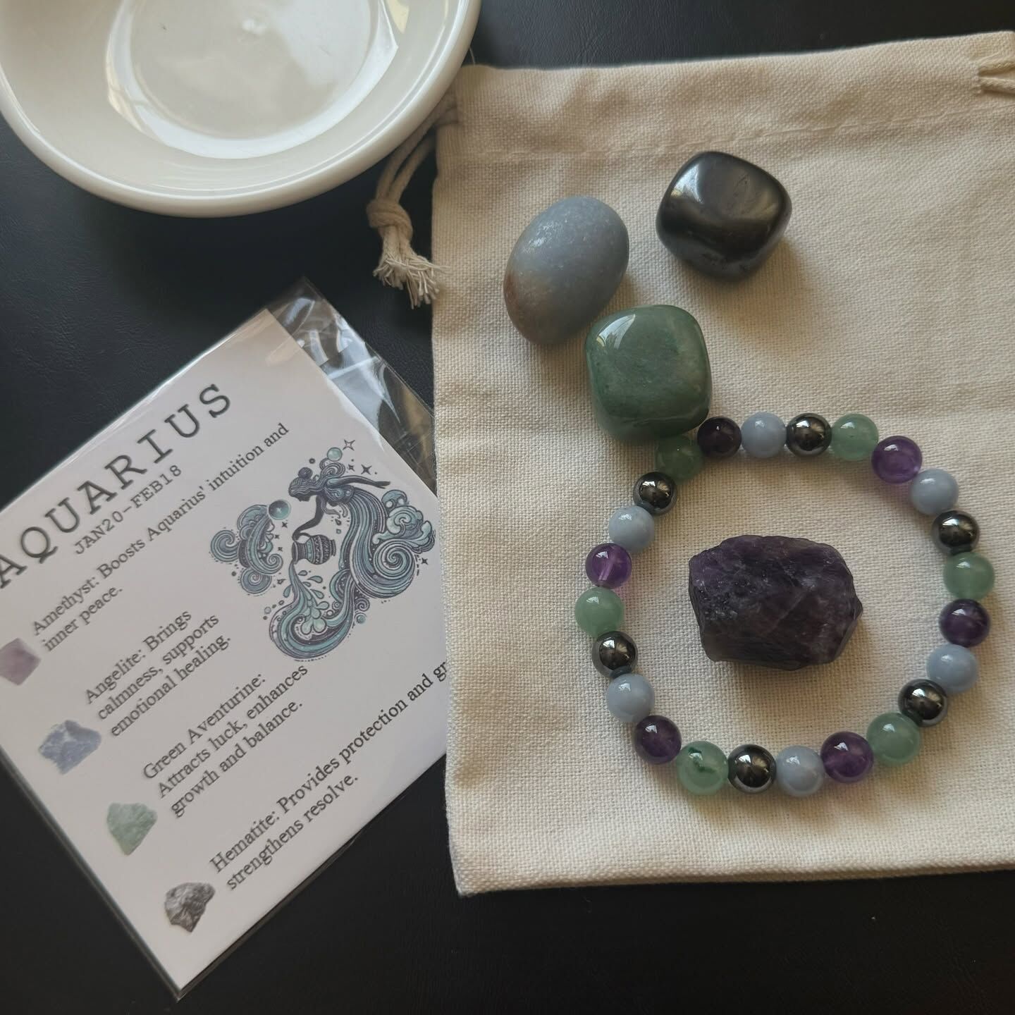 [原石] 星座系列水晶禮盒組 雙魚座