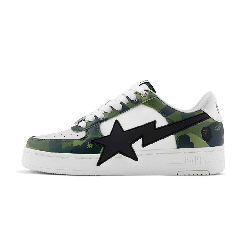 A Bathing Ape BAPE STA OS #1 M1 'Green' 綠迷彩 流星鞋 男鞋 BAPE-513 [台灣現貨]