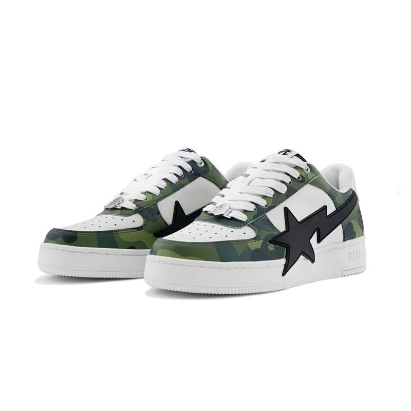 A Bathing Ape BAPE STA OS #1 M1 'Green' 綠迷彩 流星鞋 男鞋 BAPE-513 [台灣現貨]