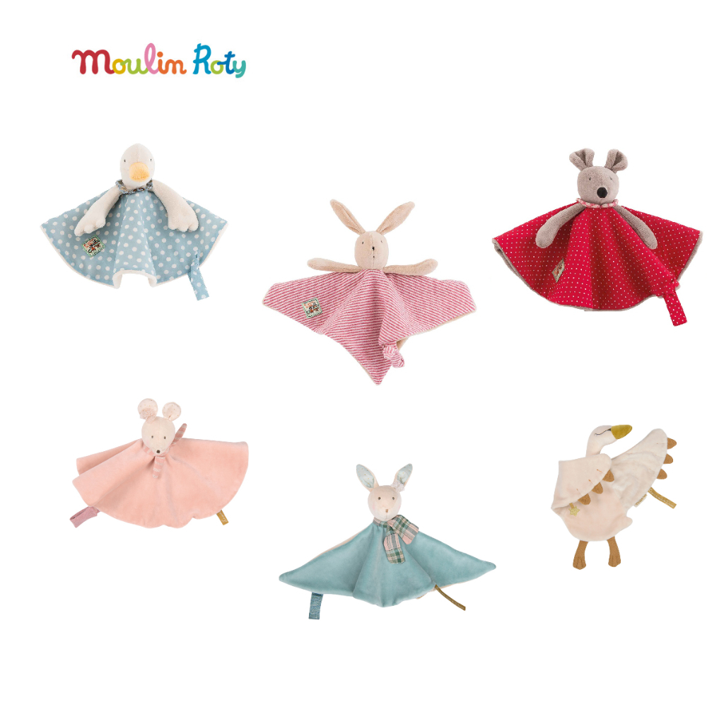 【樂森藥局】 Moulin Roty 嬰兒玩偶安撫巾