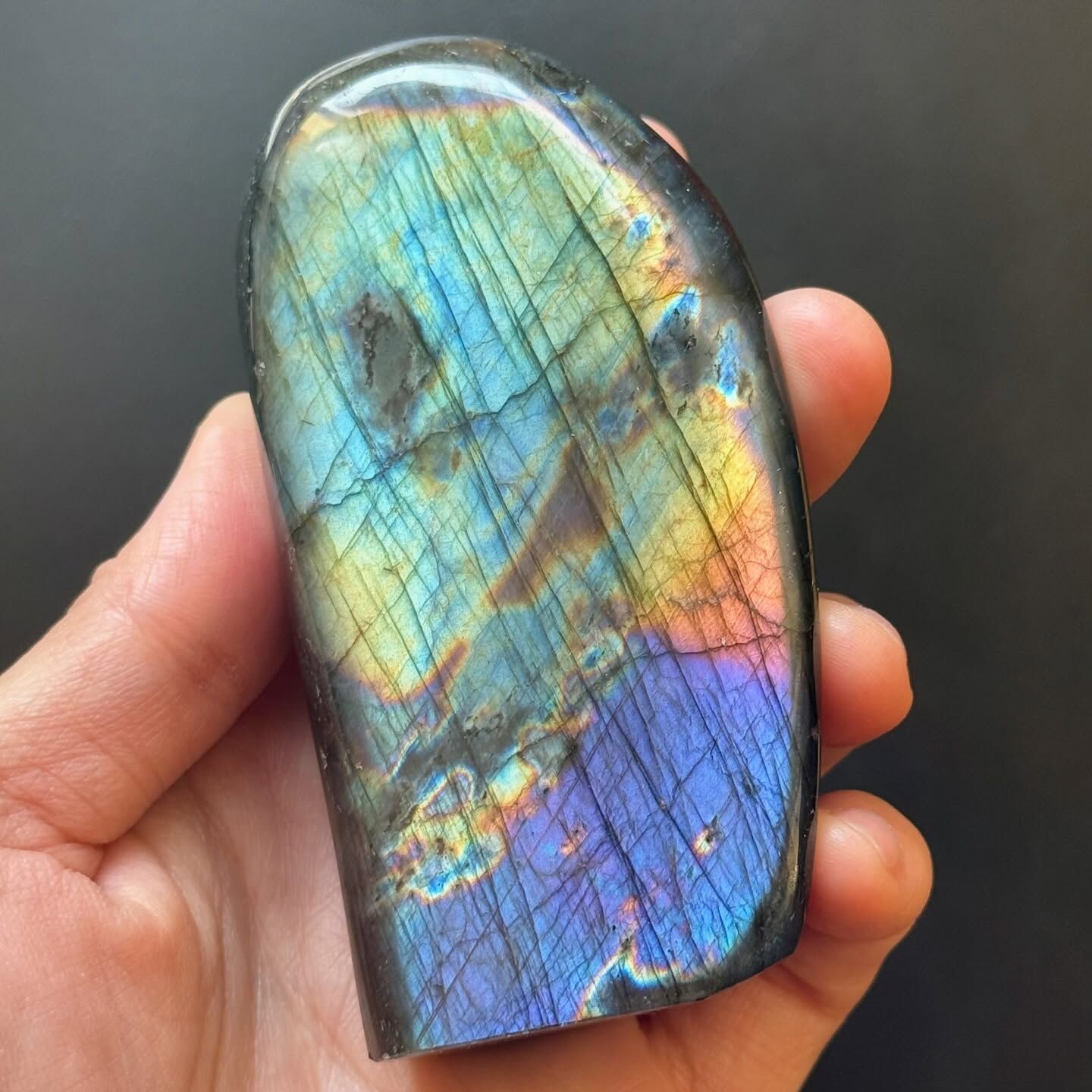 [原石] 拉長石 水晶擺飾