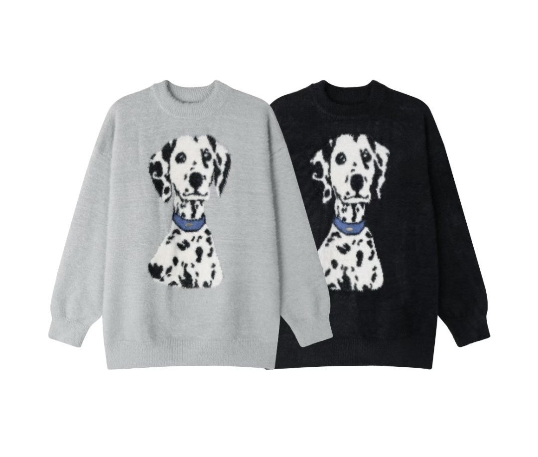 A1PL02 斑點狗冷衫（2色）*兩件京東免運