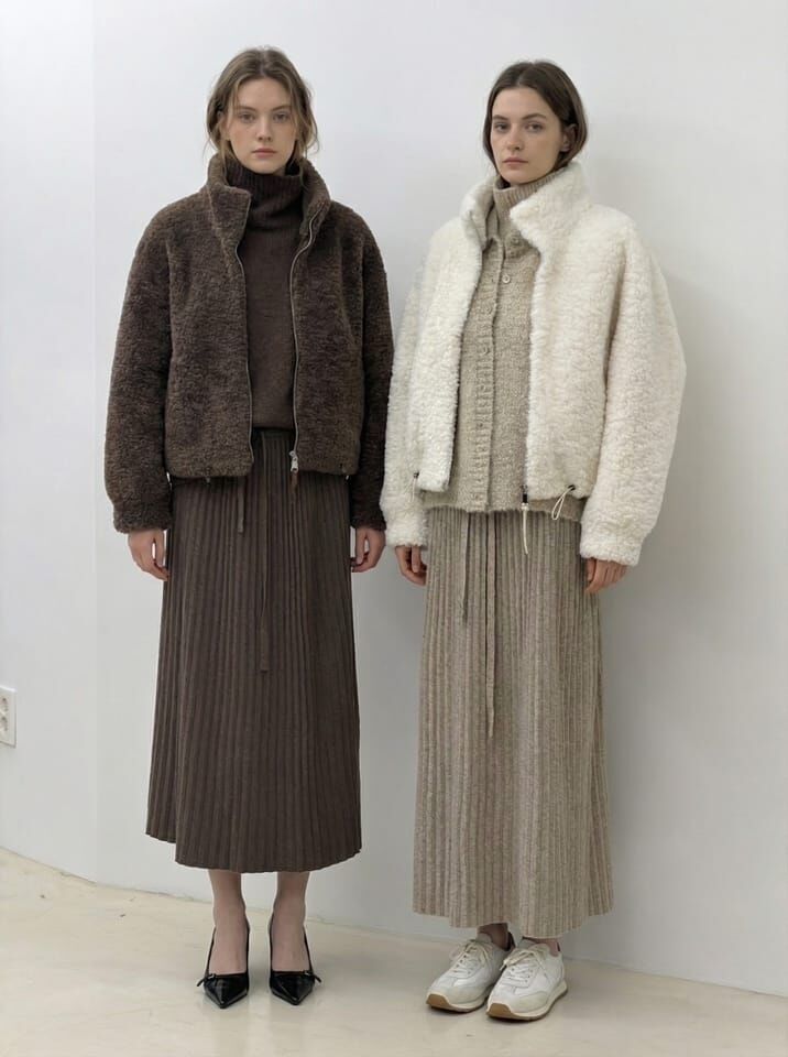 SA5418 粗毛顆柔軟外套