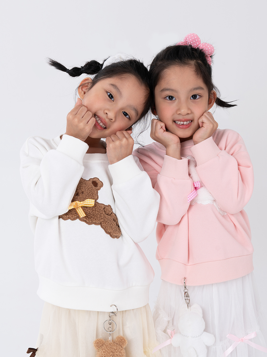 毛絨絨立體感軟軟兔上衣【童裝】