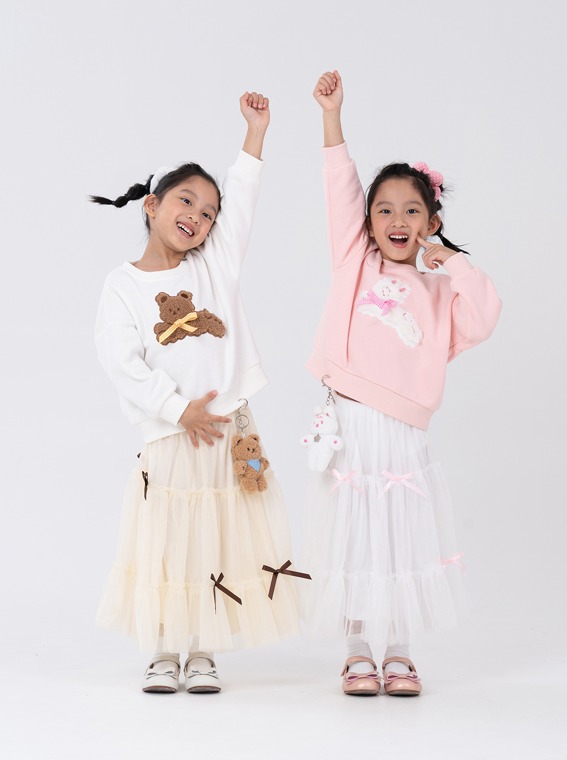 毛絨絨立體感軟軟兔上衣【童裝】