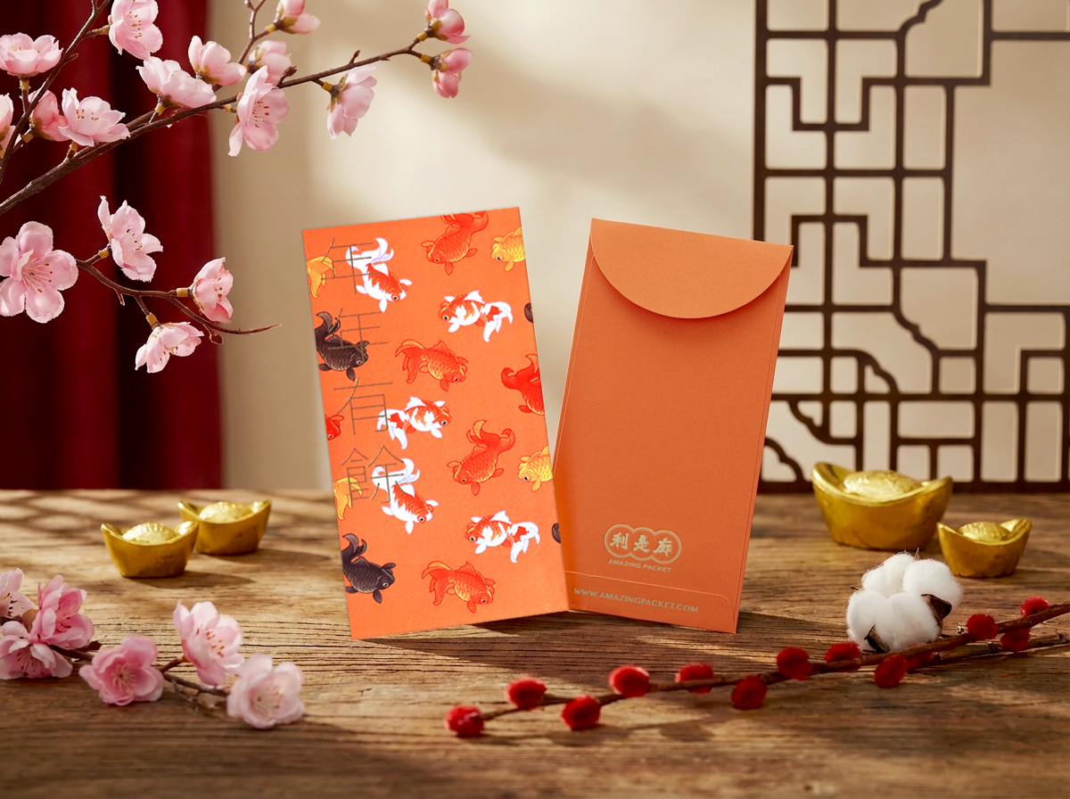 年年有餘丨利是廊 香港利是封