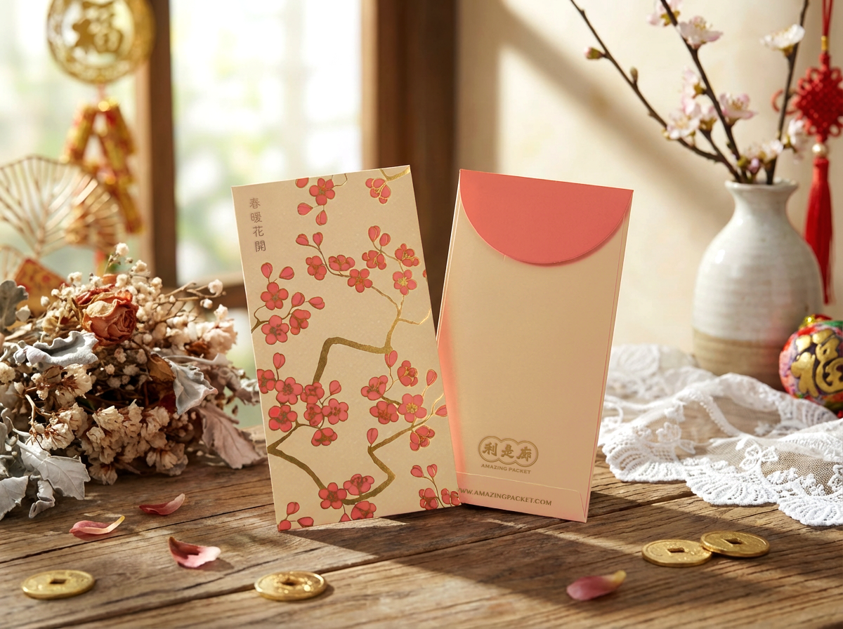 春暖花開丨利是廊 香港利是封