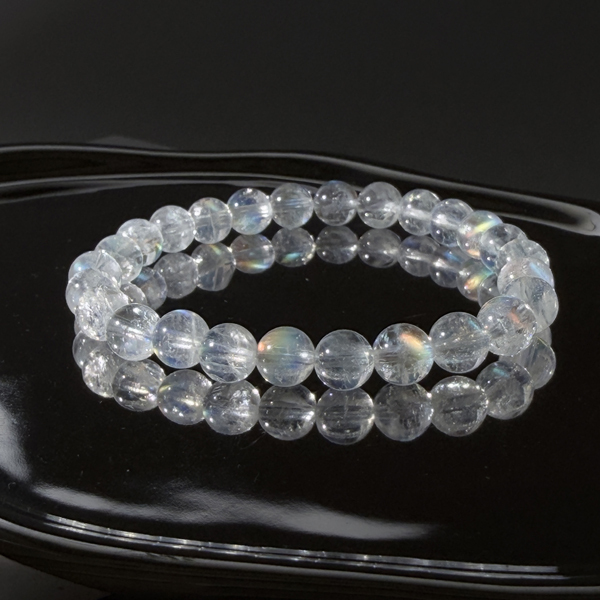 馬島月光手鍊天然冰裂折射深邃光譜