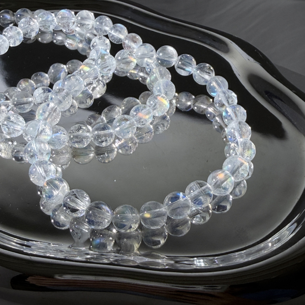 馬島月光手鍊溫潤透感交織金橙色調