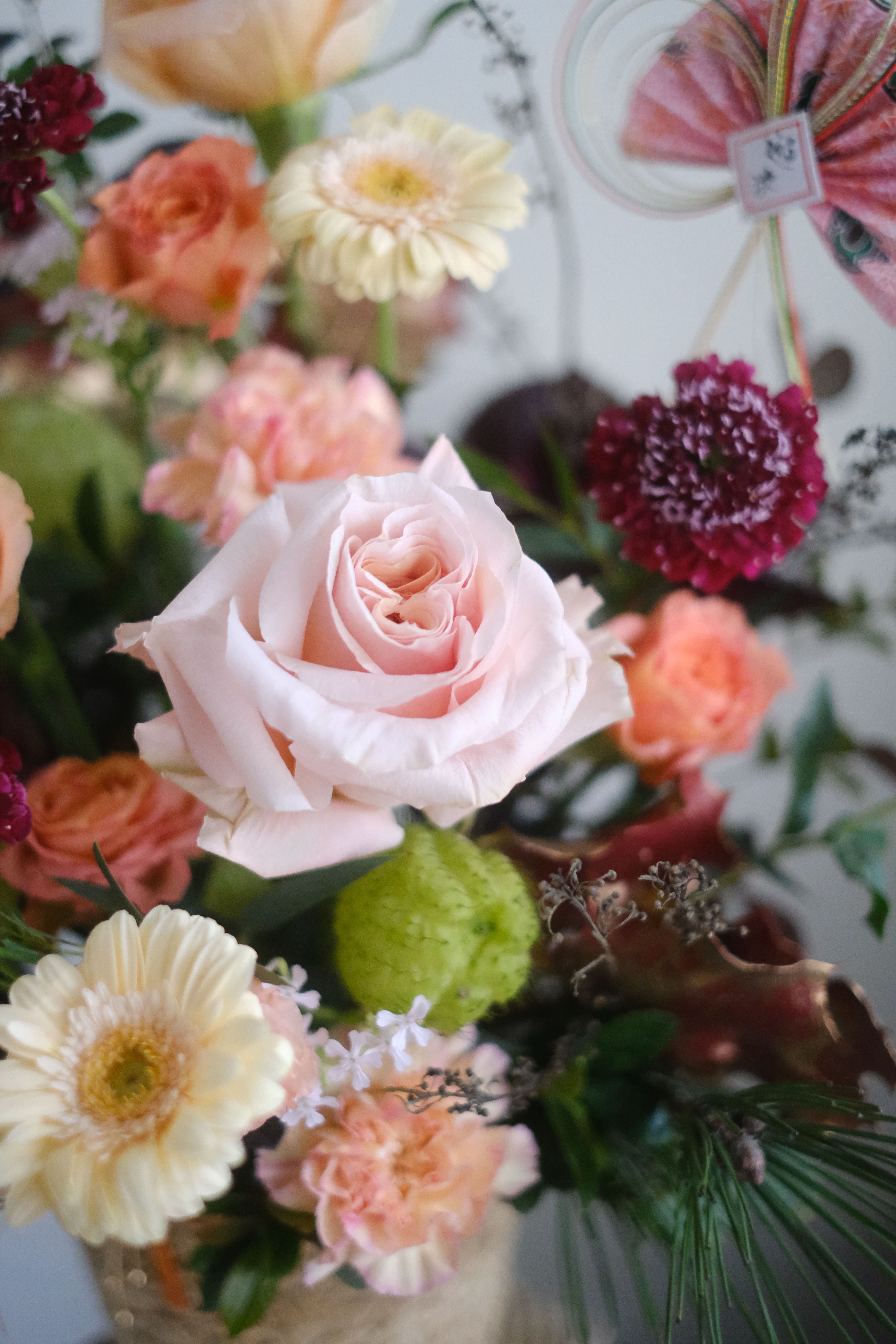 慢式風格草編籃盆花｜春節限定款