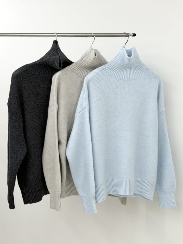 SA5434 高領寬鬆毛衣