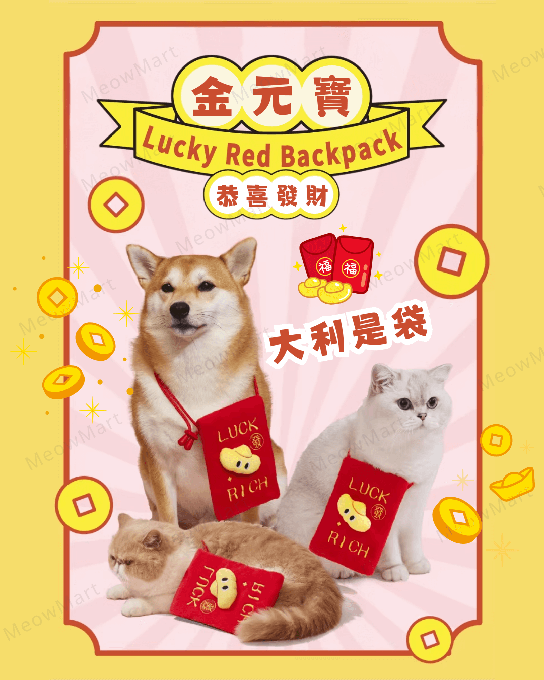 恭喜發財利是袋