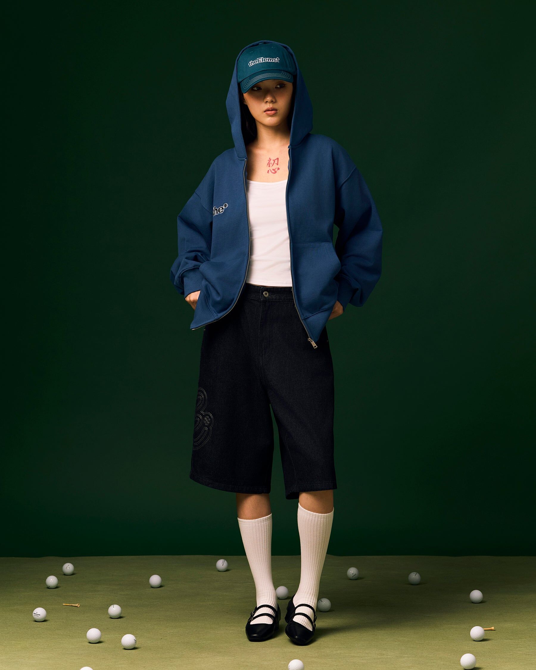 theElems Zip Hoodie 連帽 棉外套