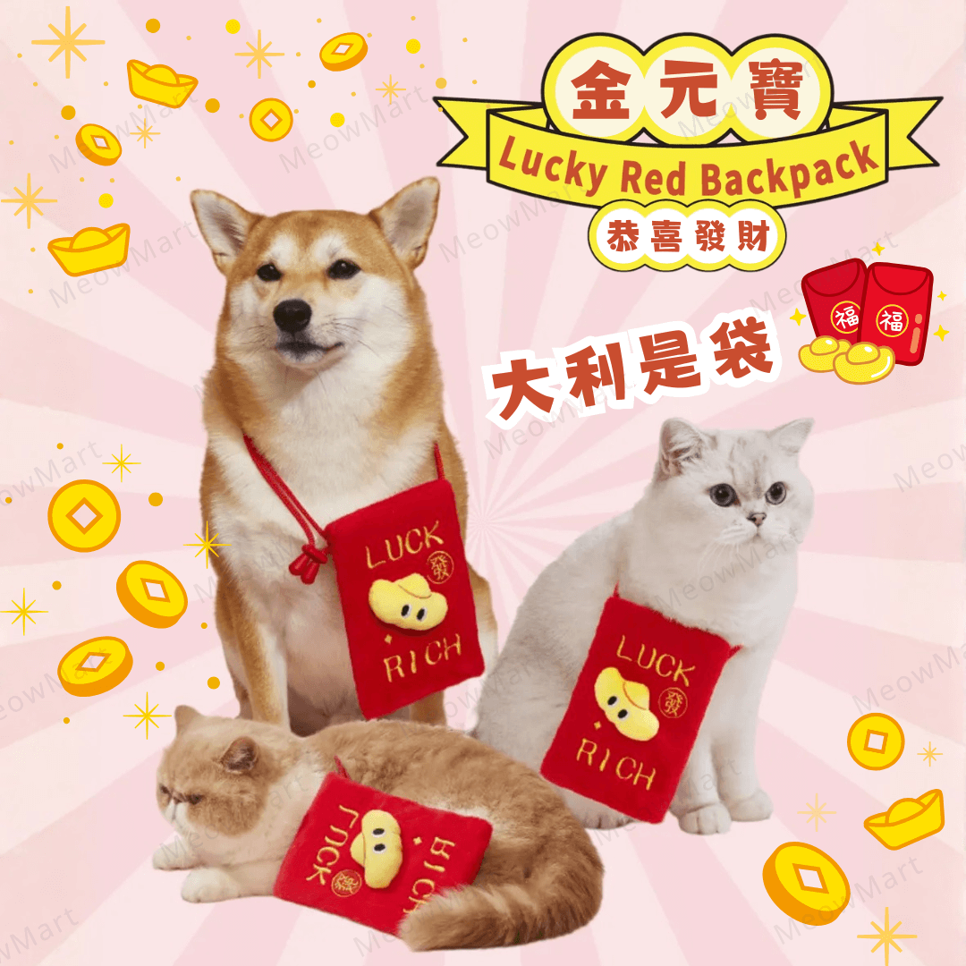 【新品8折】恭喜發財利是袋 (貓狗適用)