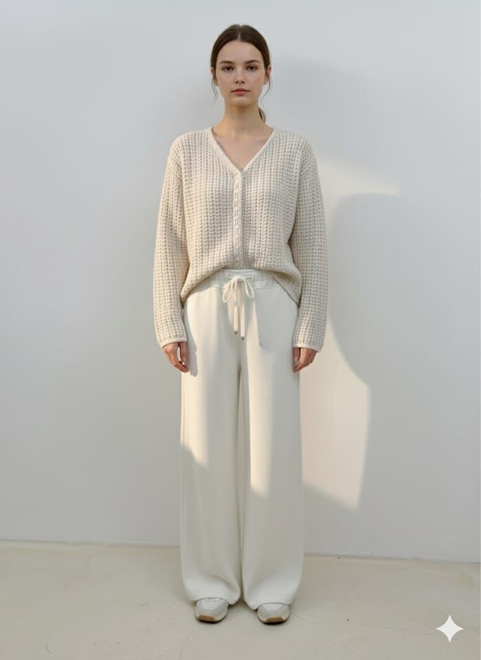 SA5440 粗針織外套