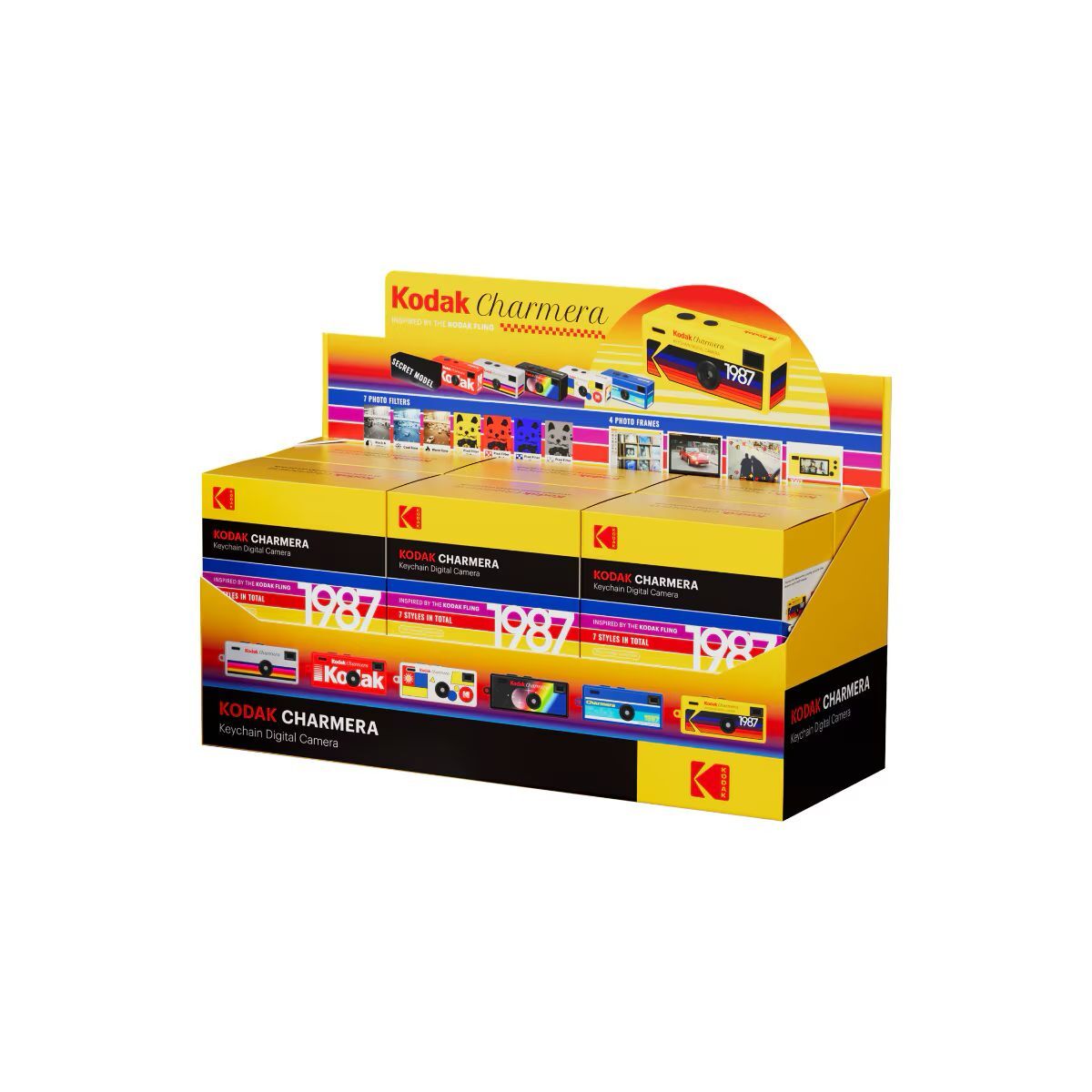 KODAK 柯達CHARMERA鑰匙扣數碼相機盲盒系列- 單盒   (隨機發貨)