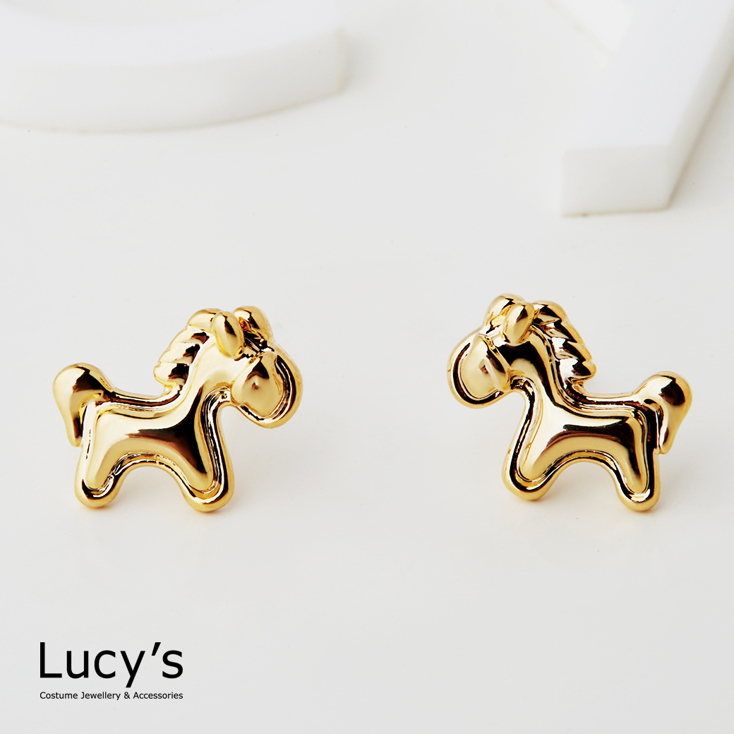 馬躍龍騰 耳環 (二色) (129256/129257)