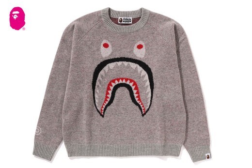 A BATHING APE SHARK WOOL MIX SWEATER