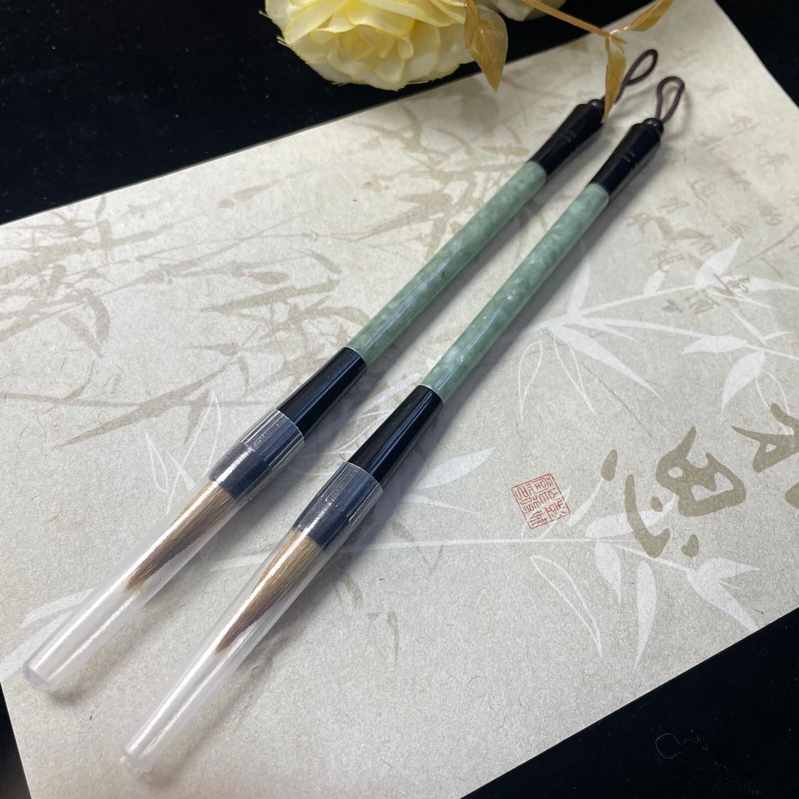 【直播】LL010407 翡翠毛筆