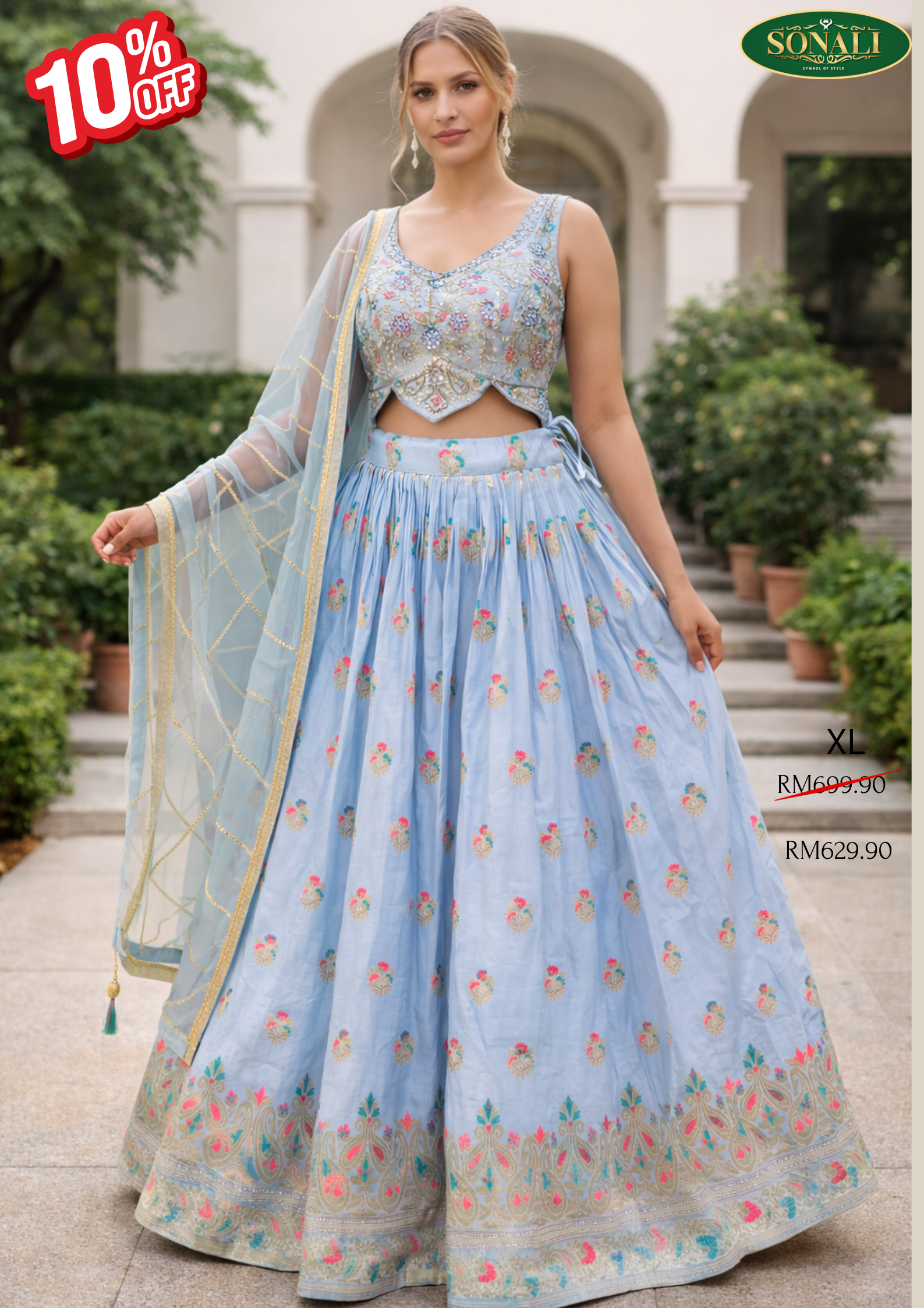 Sonali Premier Quality Women's Designer Lehenga & Gown Dresses