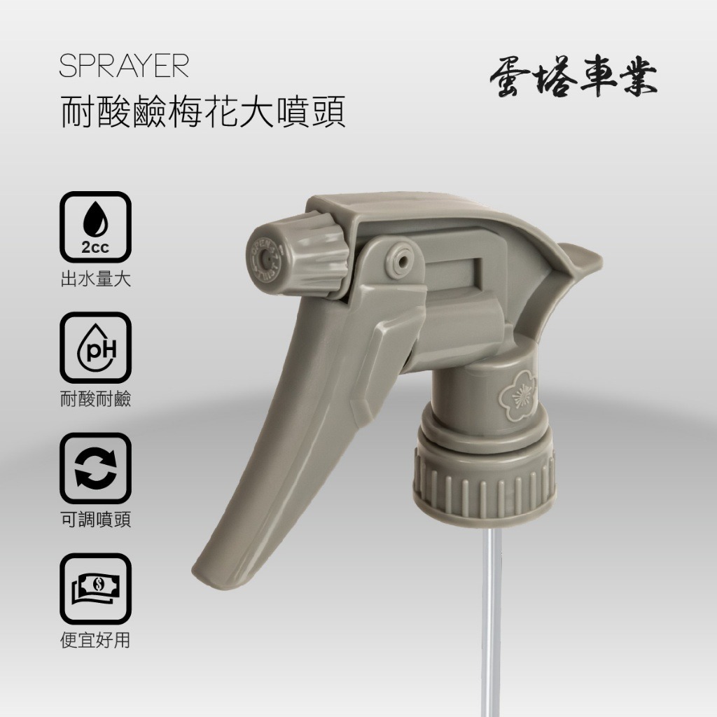 2CC出水~OLIMA聯名梅花耐酸鹼大噴頭+HDPE噴瓶
