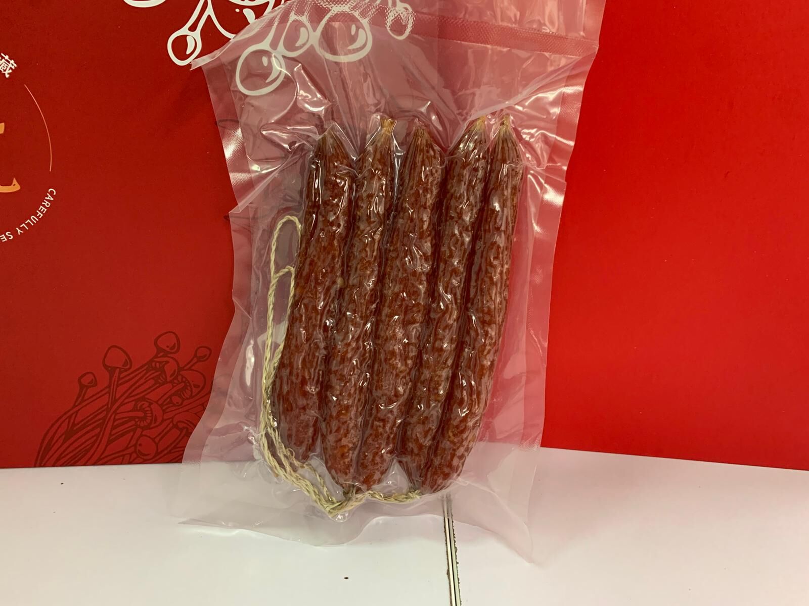 MN01 30年香港臘味老字號 -健康全瘦腸  (足300克100%香港製造)