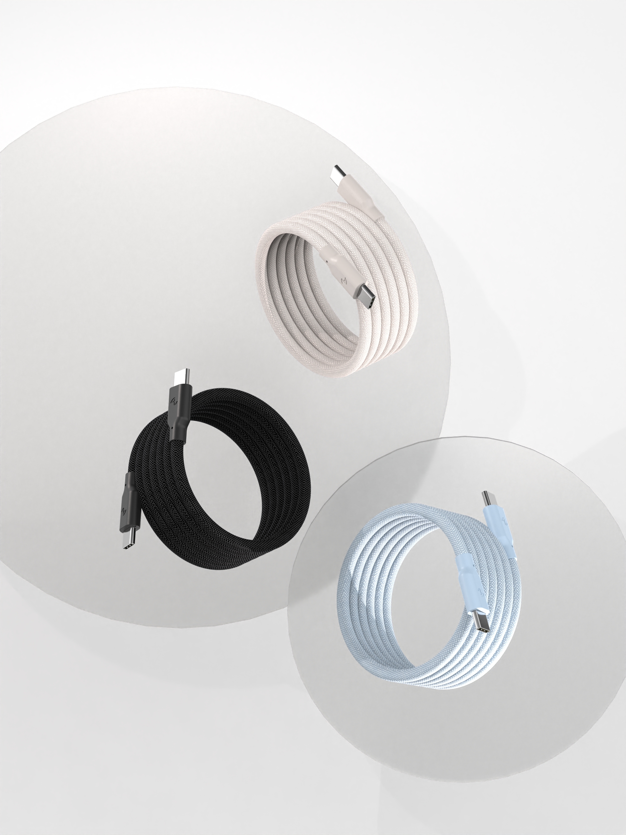 Allite EASY CABLE 磁吸收納編織快充線 USB-C to USB-C