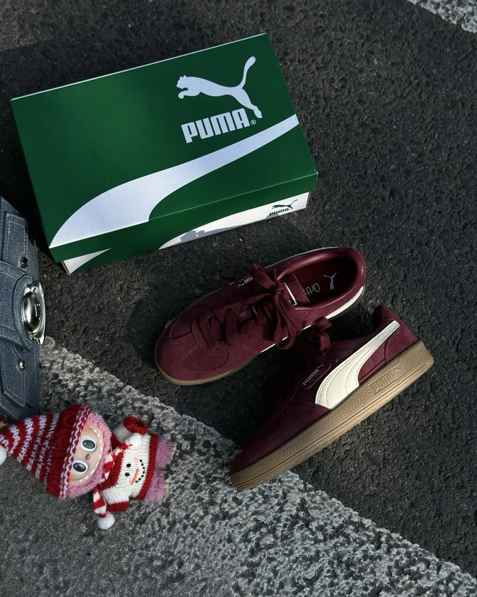 PUMA PALERMO 勃根地紅 酒紅 奶油白 焦糖底 男女鞋 396463-65 / 預購