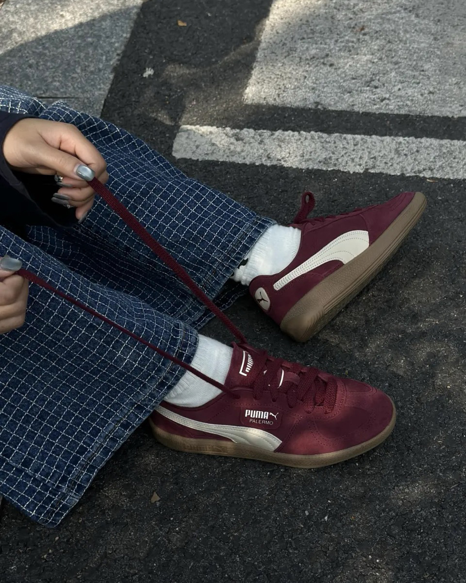 PUMA PALERMO 勃根地紅 酒紅 奶油白 焦糖底 男女鞋 396463-65 / 預購