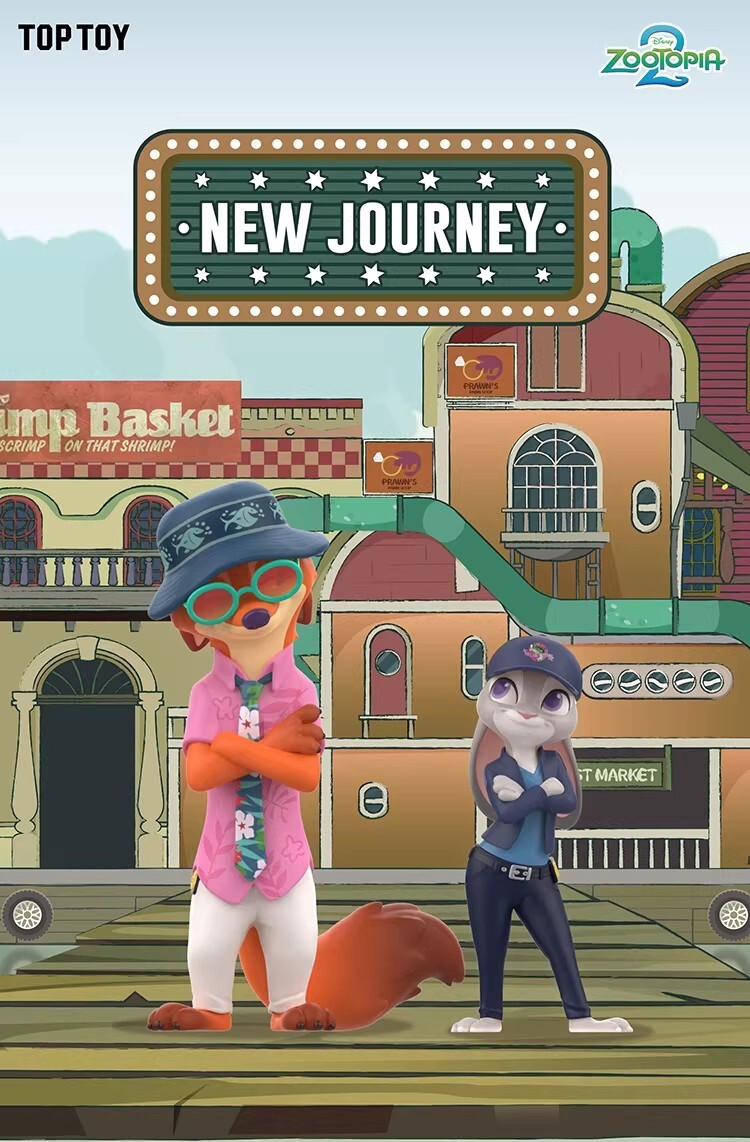 【動物方城市】動物方城市2新旅程系列盲盒