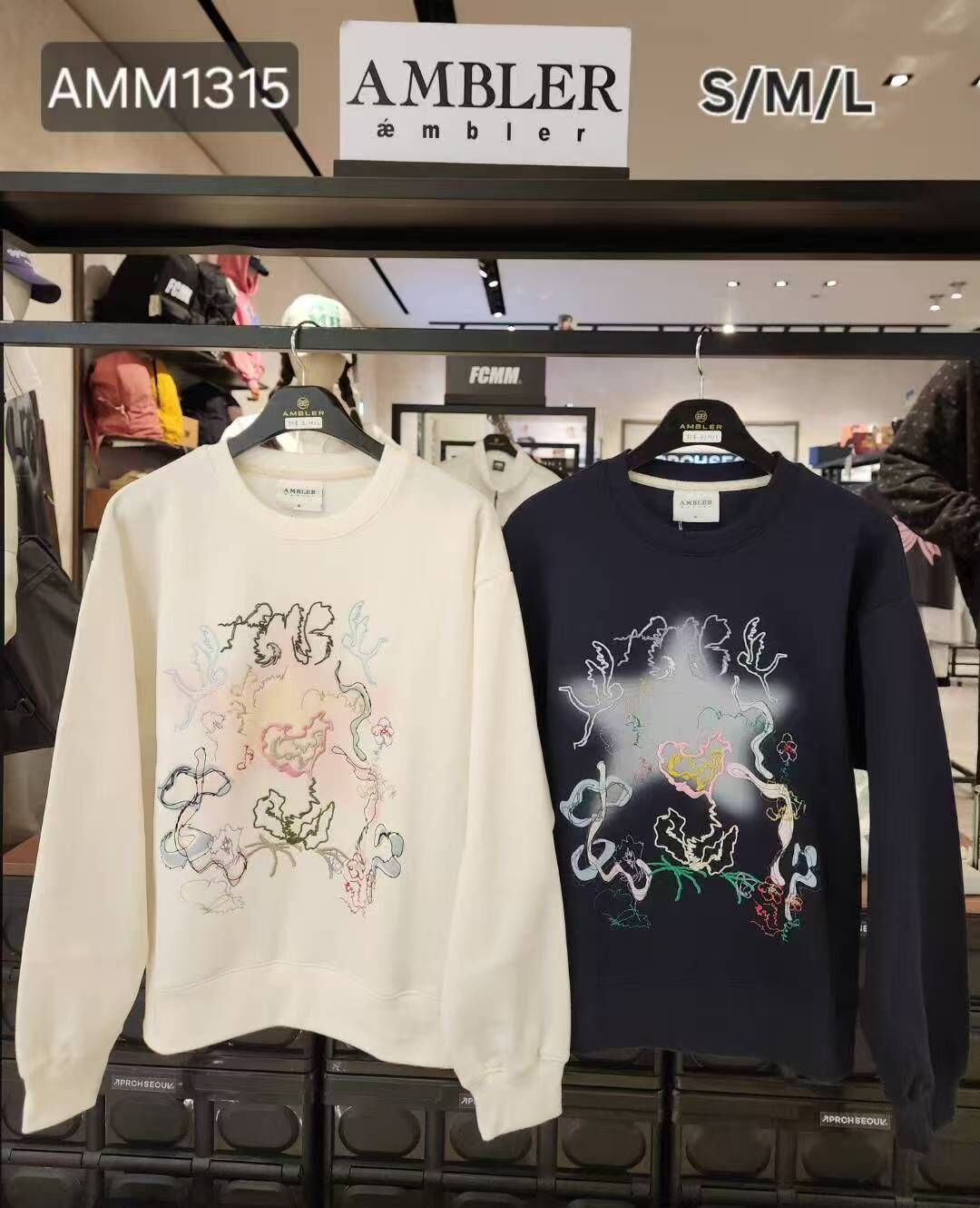 韓國代購 AMBLER新款加絨衛衣AMM1315