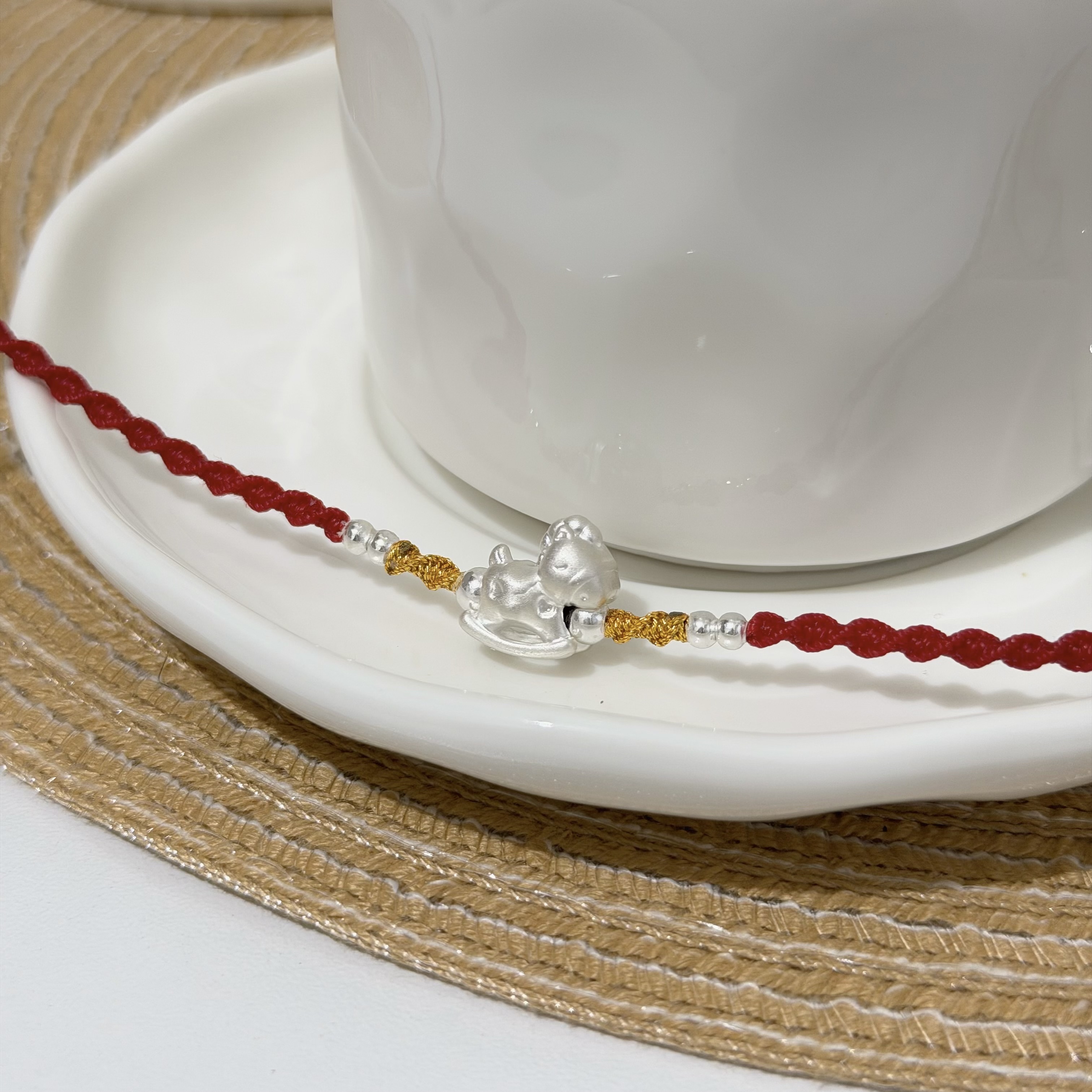 Q218木馬純銀紅線