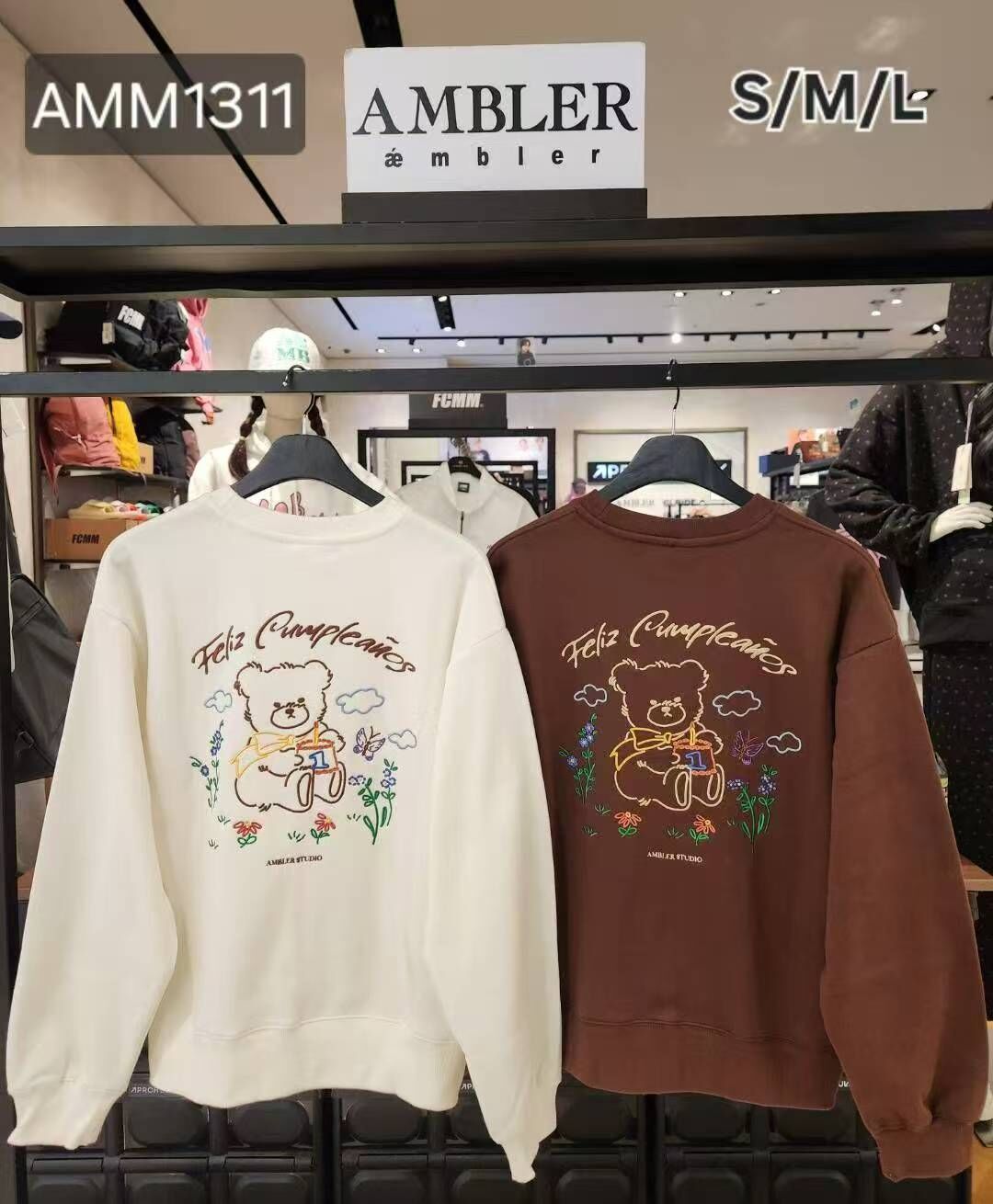 韓國代購 AMBLER新款加絨衛衣07