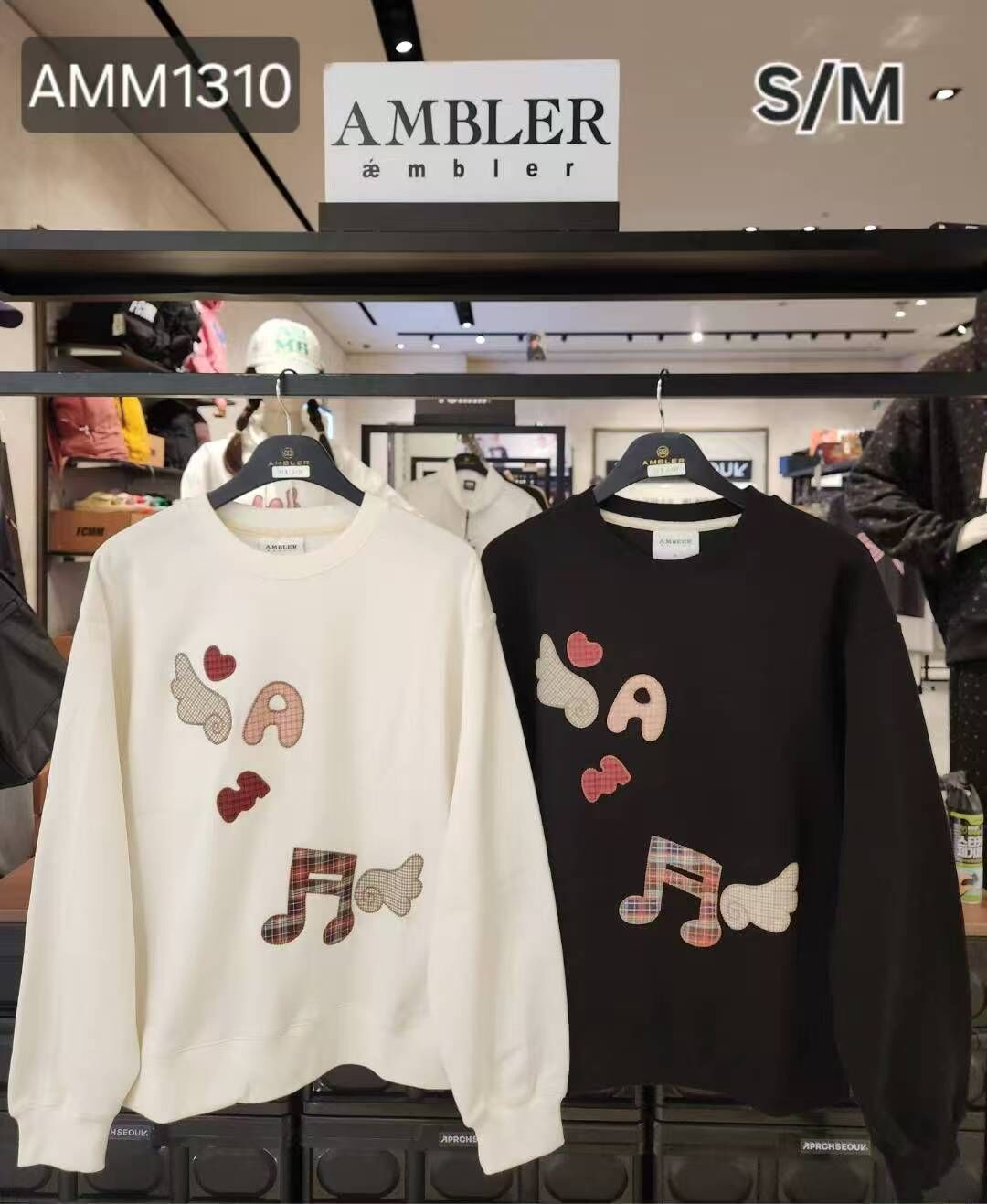 韓國代購 AMBLER新款加絨衛衣AMM1310