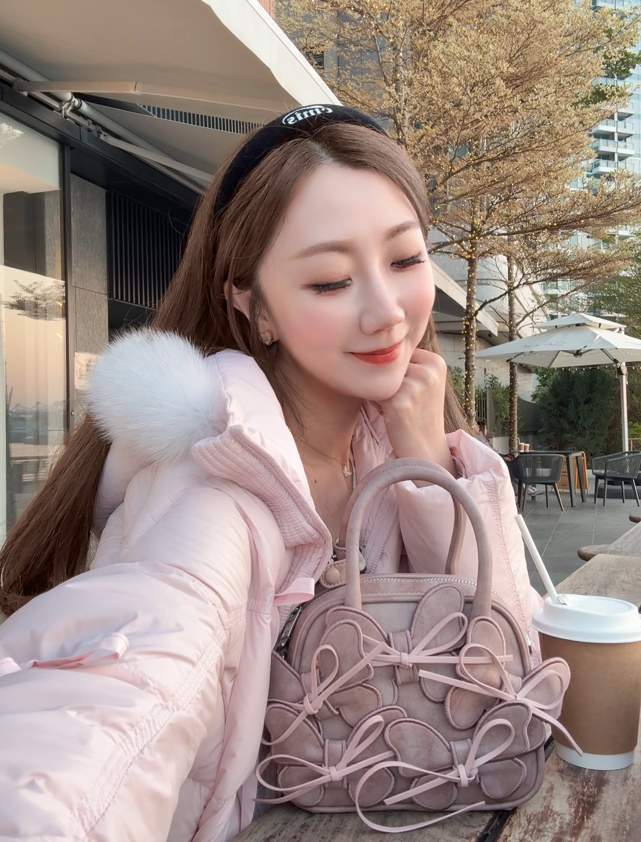 *BJ2 MADE SERIES* *鵝絨!!🪿🪽* THE PREMIUM 95% GOOSE DOWN RIBBON🪿🎀 COAT KR 1204A