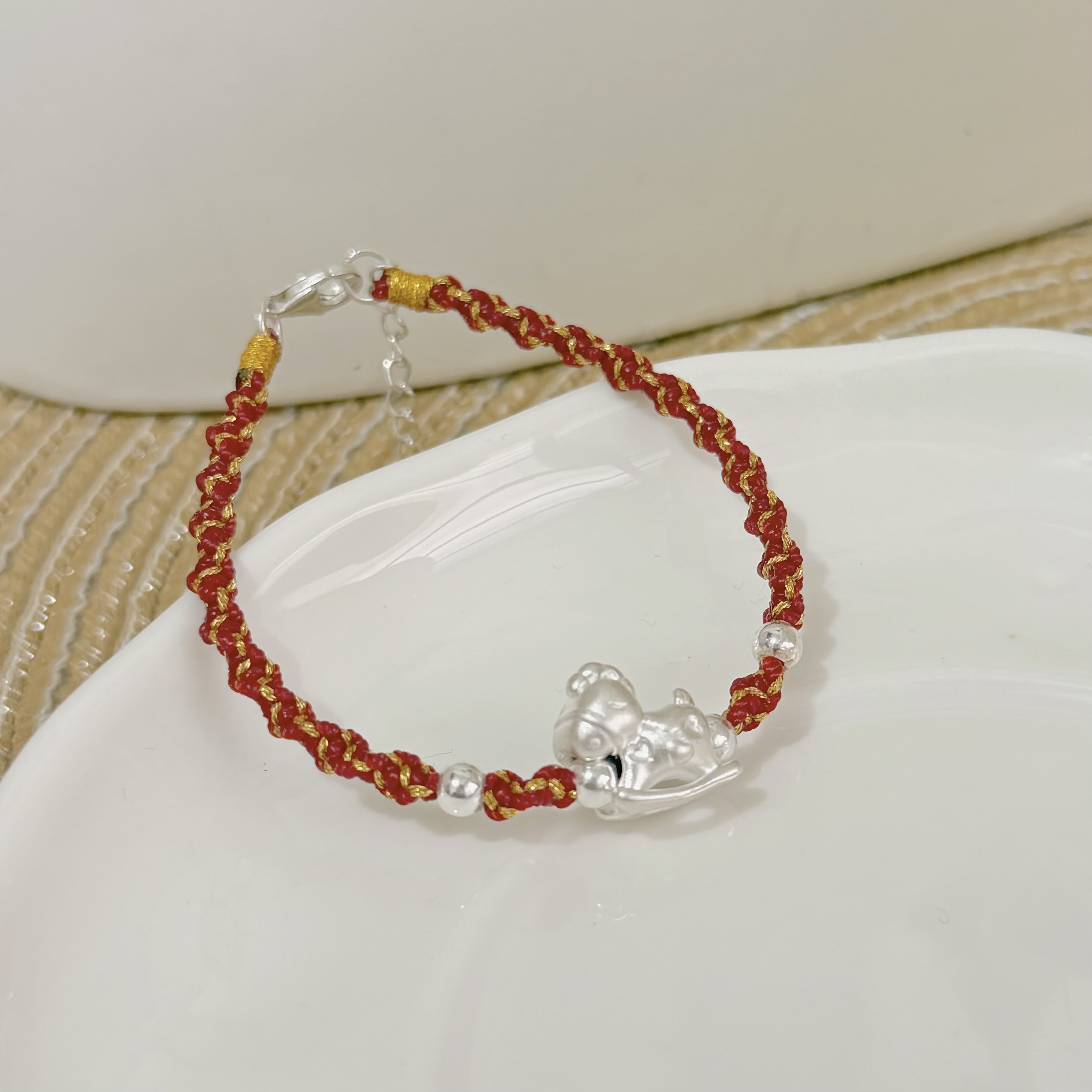 Q217木馬純銀紅線