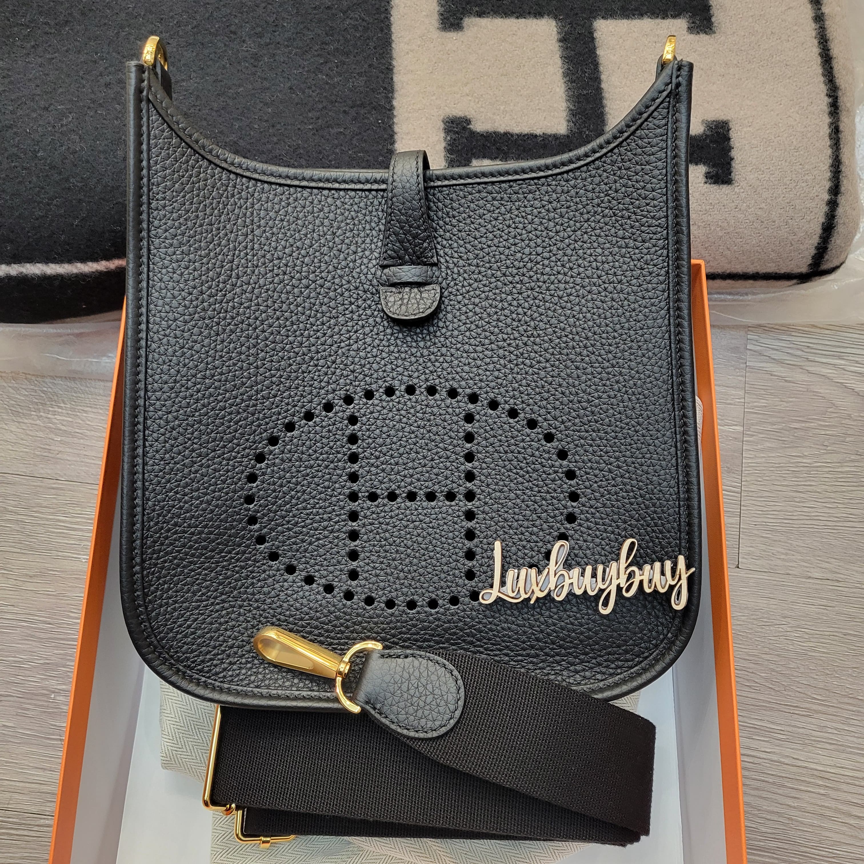 HERMES EVELYNE 23 NOIR CC黑金