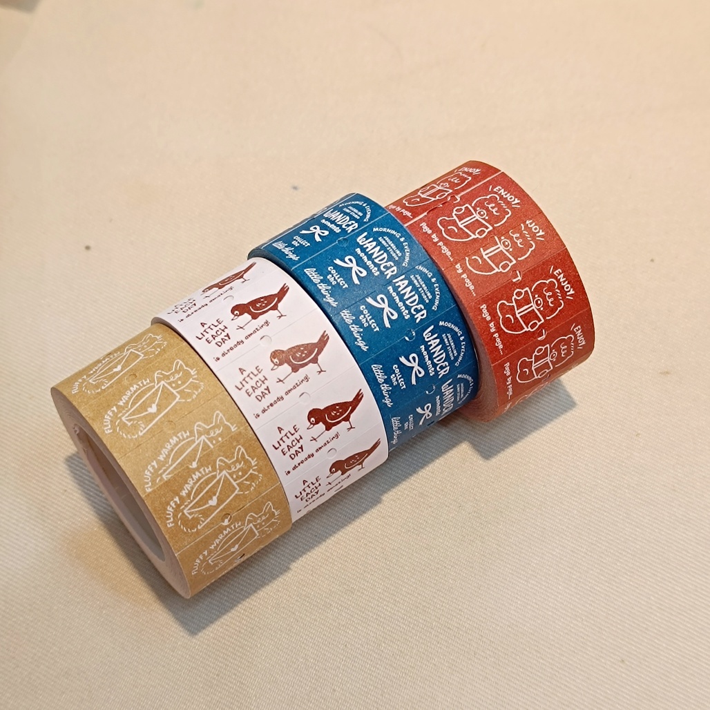 wwiinngg．文畫季扭蛋 標籤貼紙捲 <整捲/分裝>