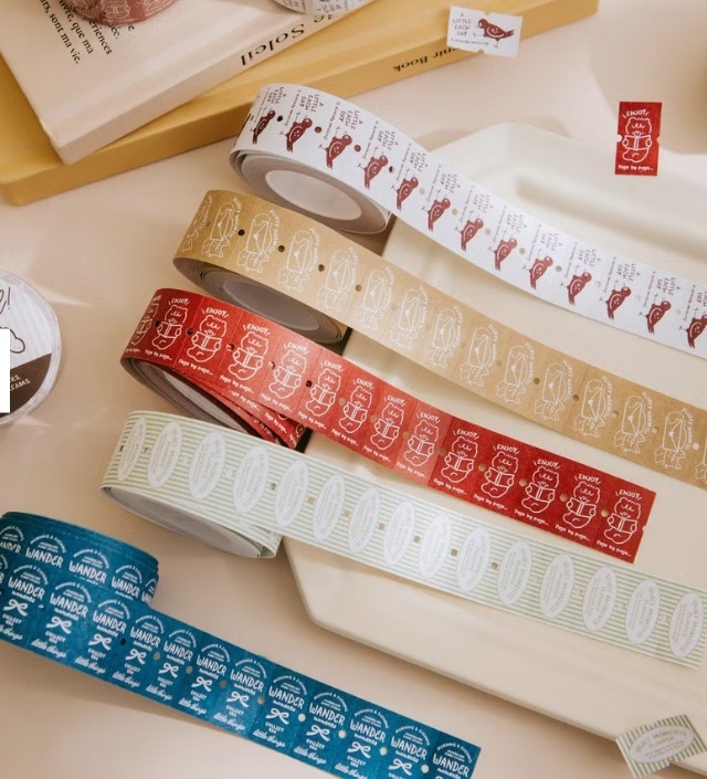 wwiinngg．文畫季扭蛋 標籤貼紙捲 <整捲/分裝>